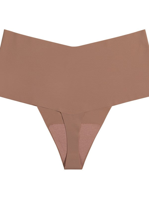 Non-marking High-Waisted Thong Panties