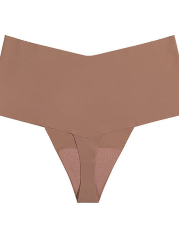 Non-marking High-Waisted Thong Panties