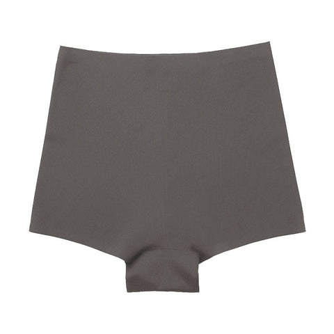 High-Waisted Solid Color Boyshorts Underwear