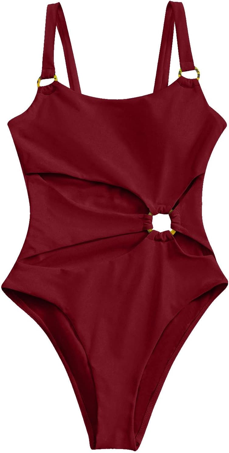 Ring Cutout One-Piece Swimsuit