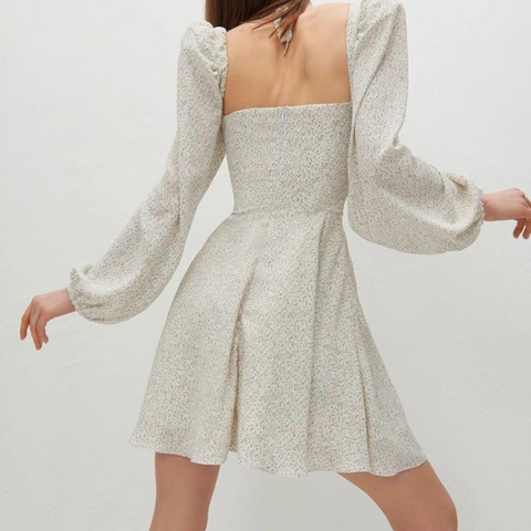 Susie - Floral Print Mini Dress