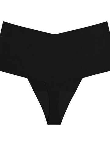 Non-marking High-Waisted Thong Panties