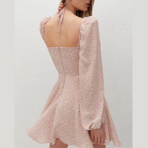 Susie - Floral Print Mini Dress