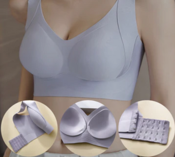 Plus Size Wireless Shaper Bra Violet