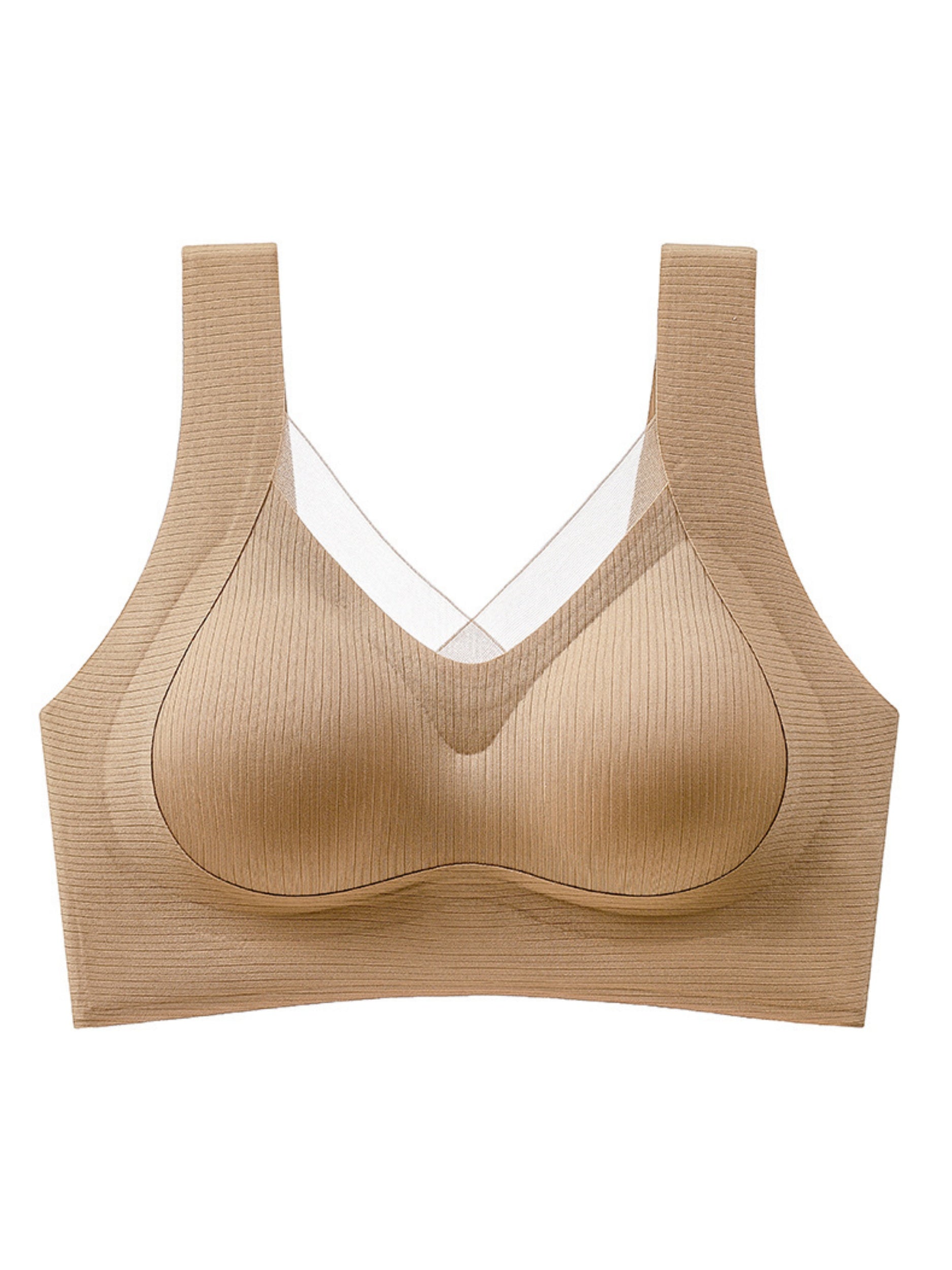 Push-Up Gathered Adjustable Improved Posture Backless Seamless Bra