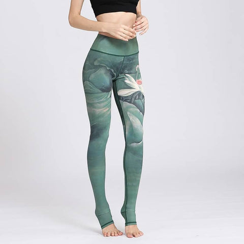 Women’s Elastic Printed Yoga Pants