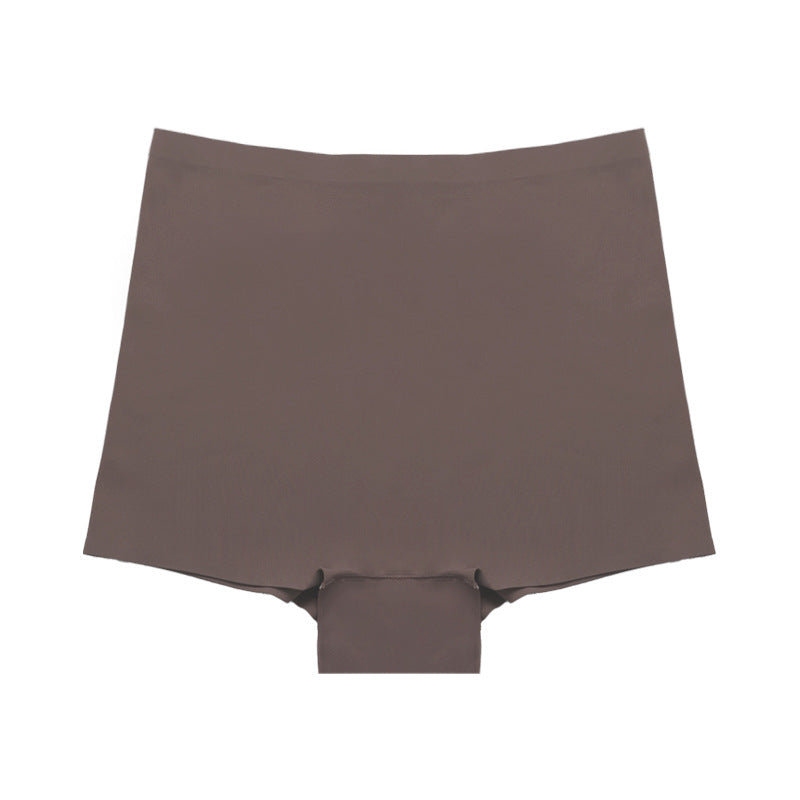 High-Waisted Solid Color Boyshorts Underwear