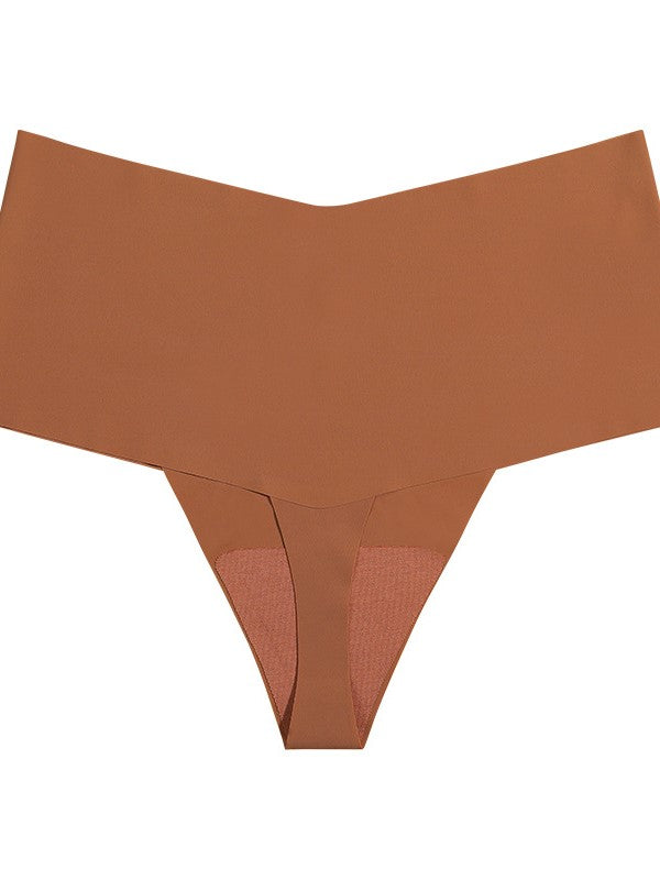 Non-marking High-Waisted Thong Panties