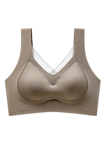 Push-Up Gathered Adjustable Improved Posture Backless Seamless Bra Peru