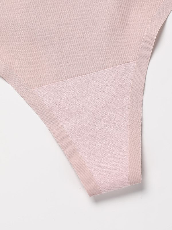 Threadless Ice Silk Thong Panties