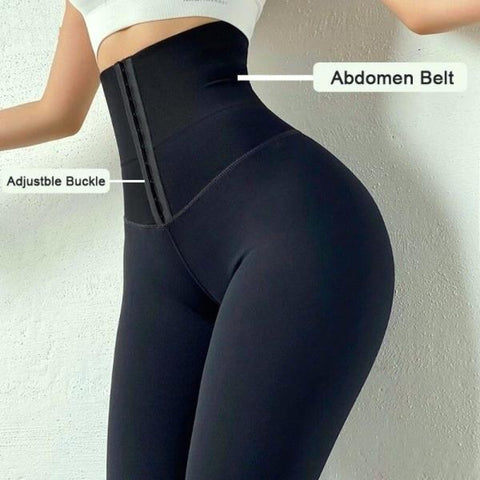 Pantalón de yoga y fitness de cintura alta para mujer con control de abdomen