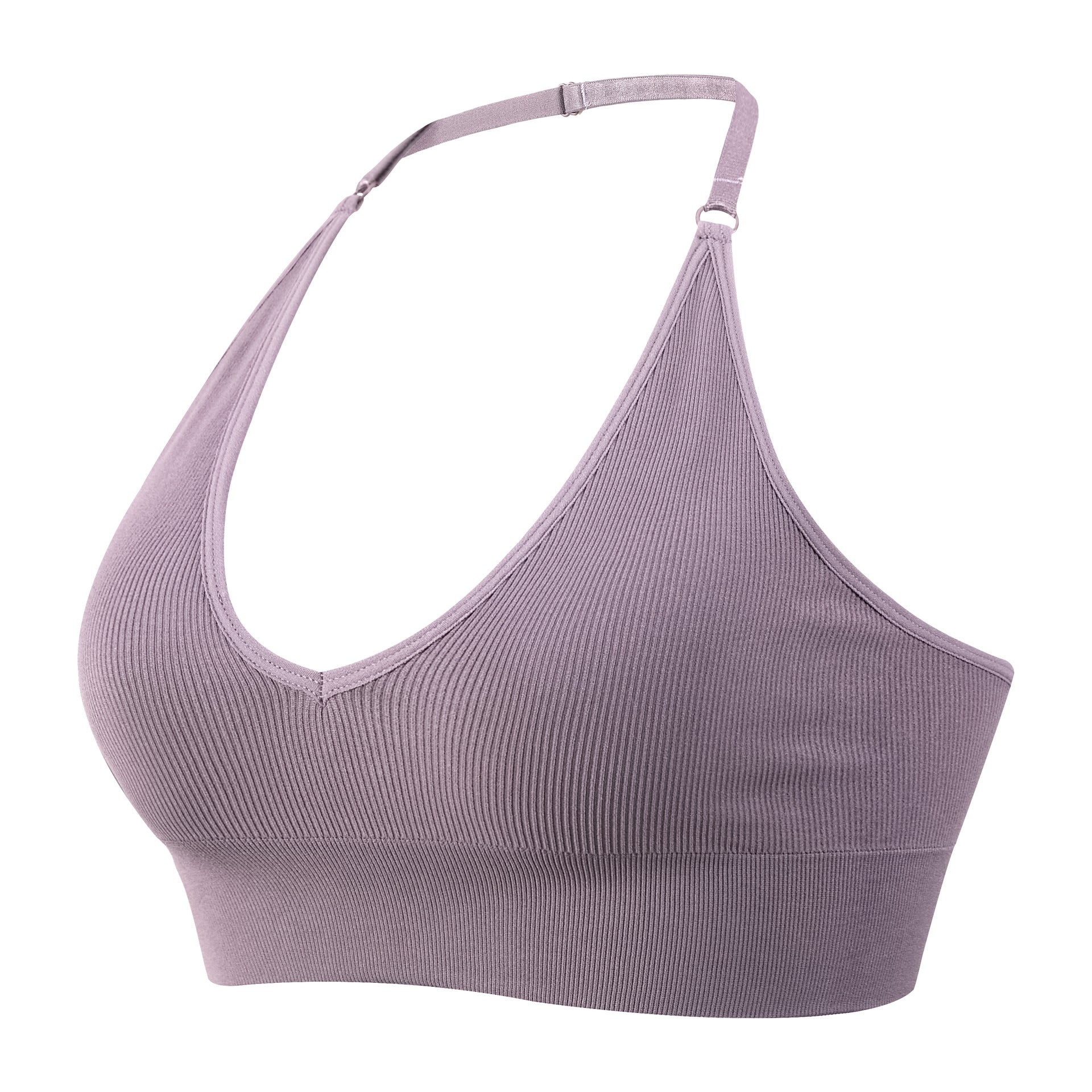 Sexy Deep V Low Back Hanging Neck Yoga Bra