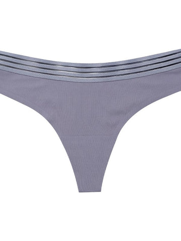 Threadless Ice Silk Thong Panties