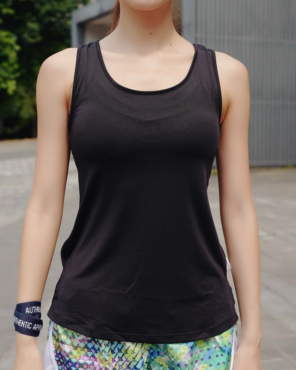 Schnelltrocknendes ärmelloses Tanktop aus Mesh für Damen für Yoga und Fitness