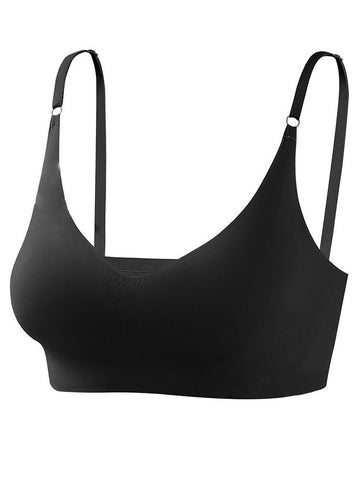 Low Back Seamless Push-up Wireless Bra