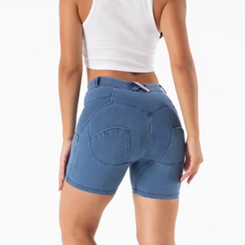 Cheeky Blue Butt Lift Shorts