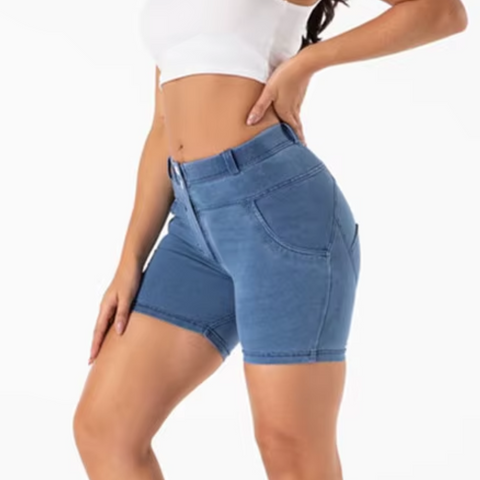 Cheeky Blue Butt Lift Shorts