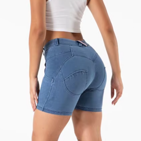 Cheeky Blue Butt Lift Shorts