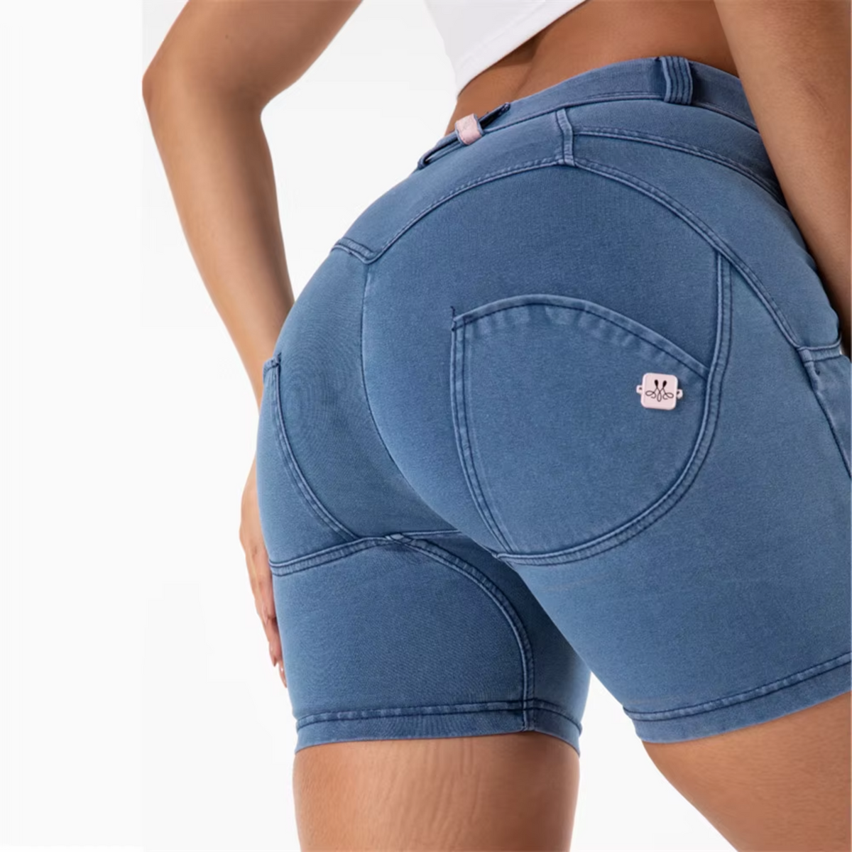 Cheeky Blue Butt Lift Shorts