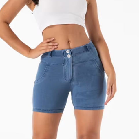 Cheeky Blue Butt Lift Shorts