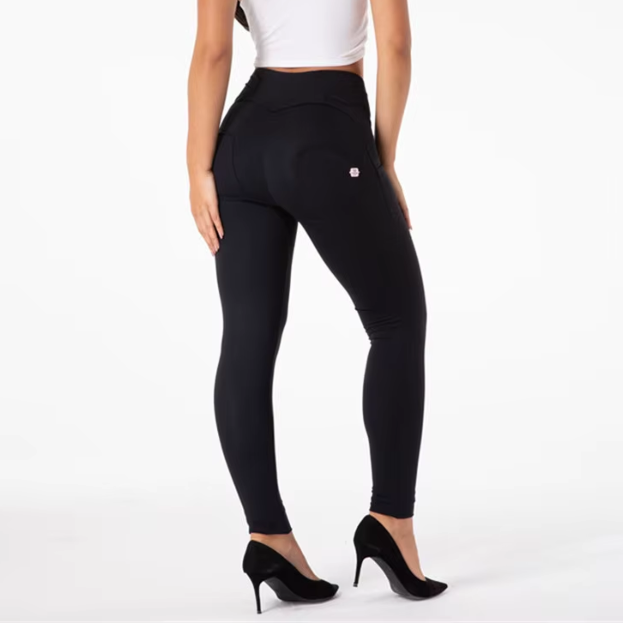 Cheeky Black High Waist Butt Lift Pants