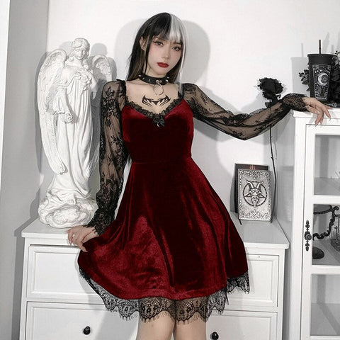 Vintage Gothic Kleid