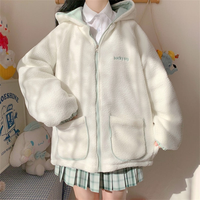 Japanische doppelseitige Kawaii-Jacke