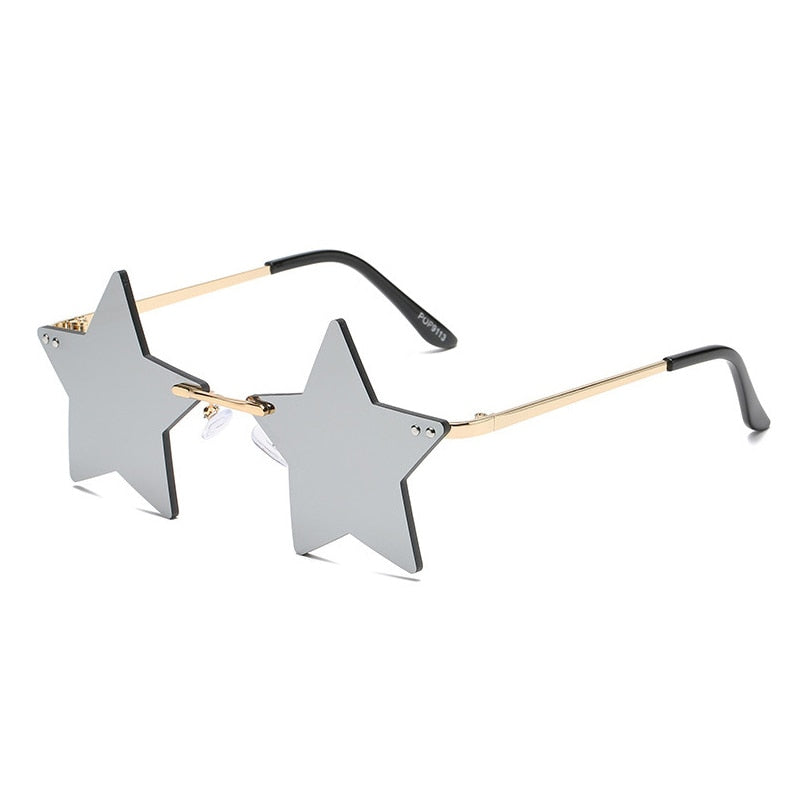 Gafas de sol de moda con forma de estrella