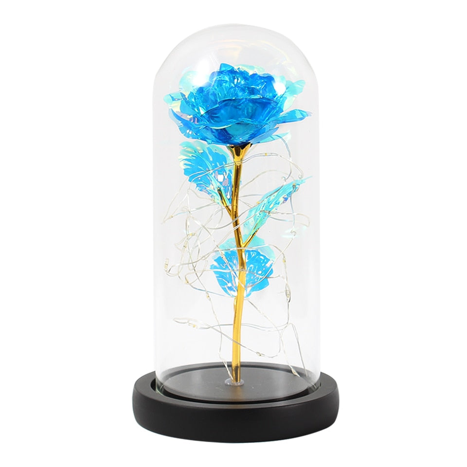 Glass Rose Romantic Light