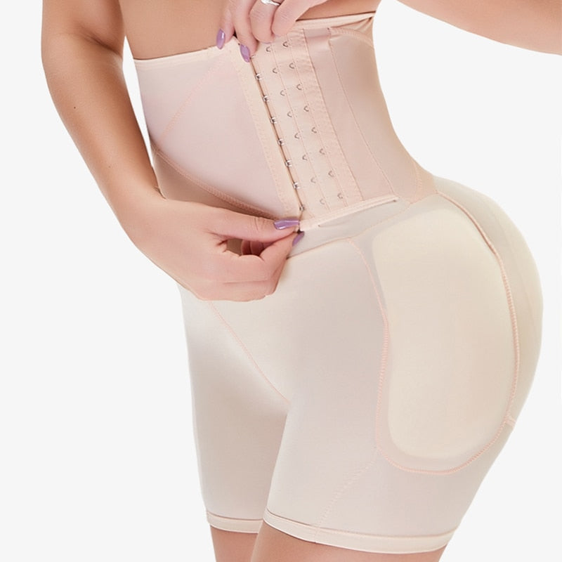 High Waist Control Shaper With Hip and Butt Pads