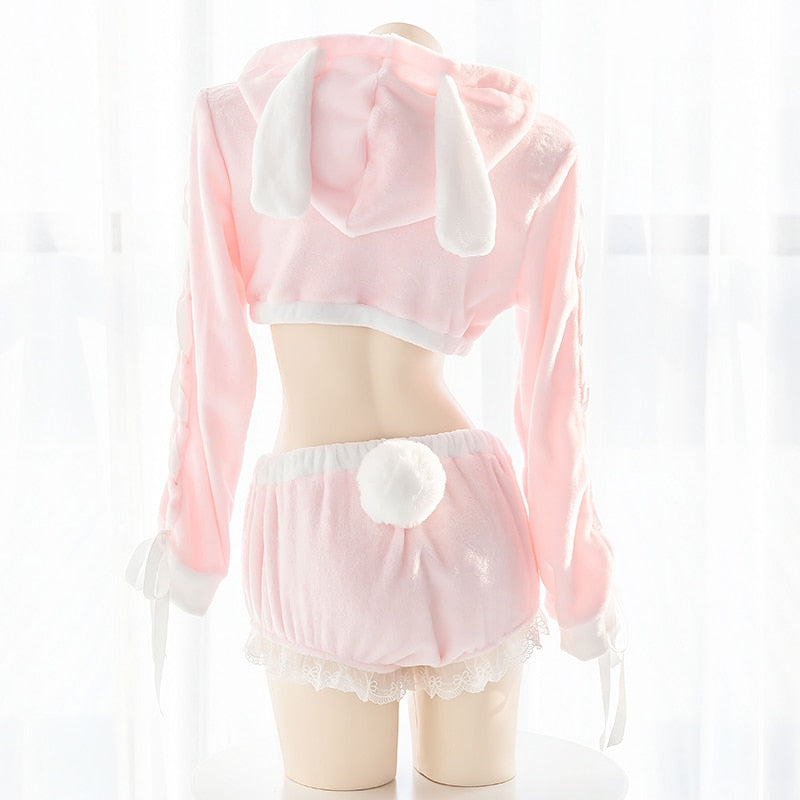 Cute Bunny Pajamas Set