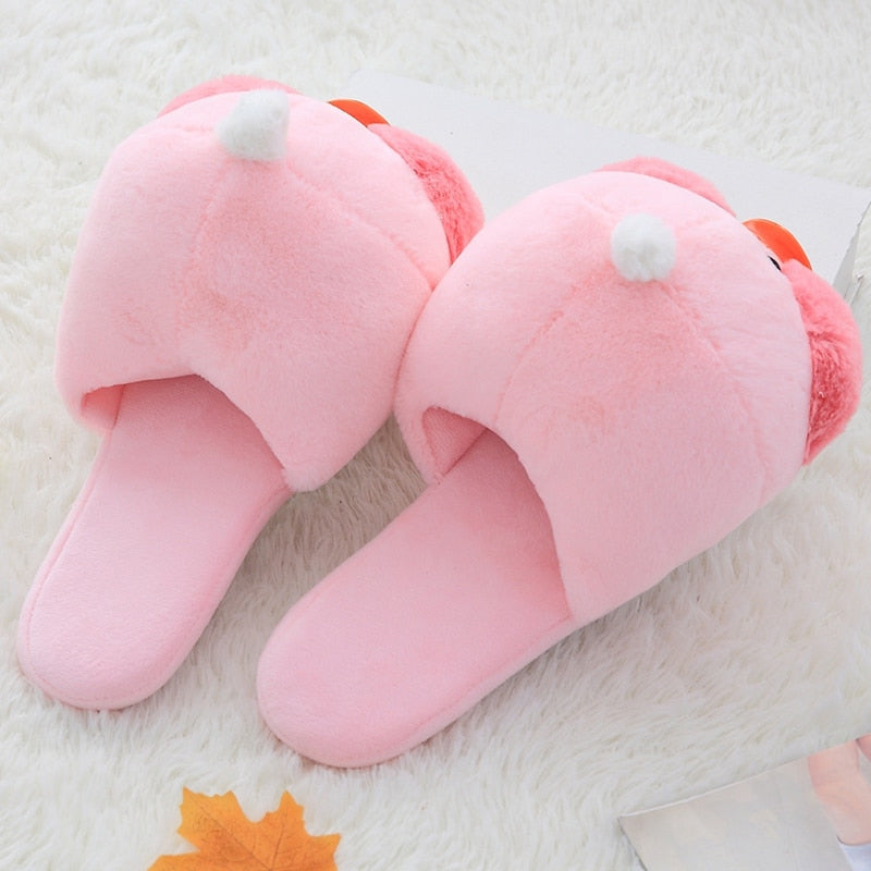 Pantuflas de patitos de peluche kawaii