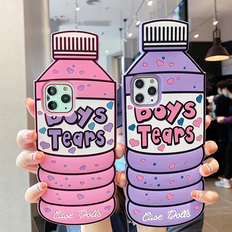 Boys Tears Bottle iPhone Case