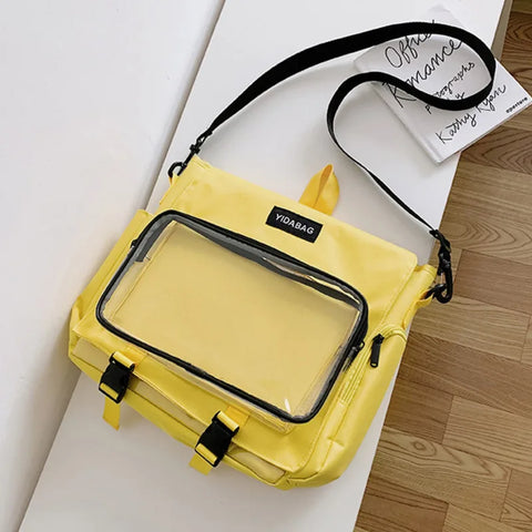 Bolso Ita con bolsillo transparente