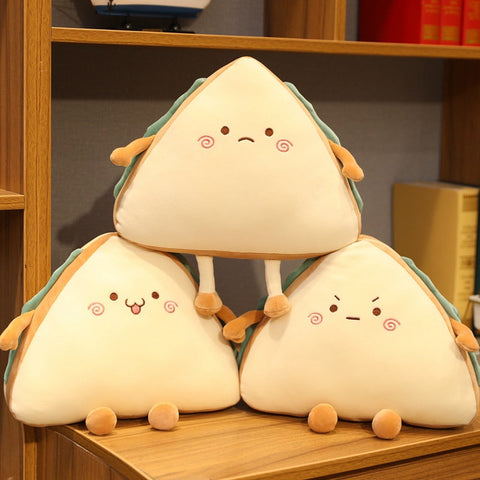 Lindos juguetes de peluche en forma de sándwich