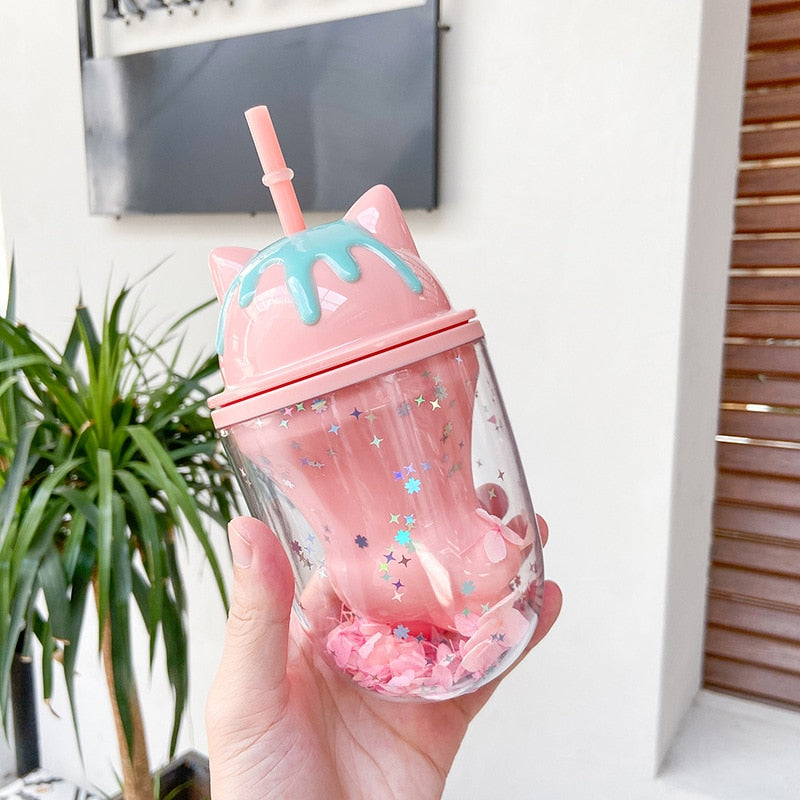 Cat Ears Bottle Cup