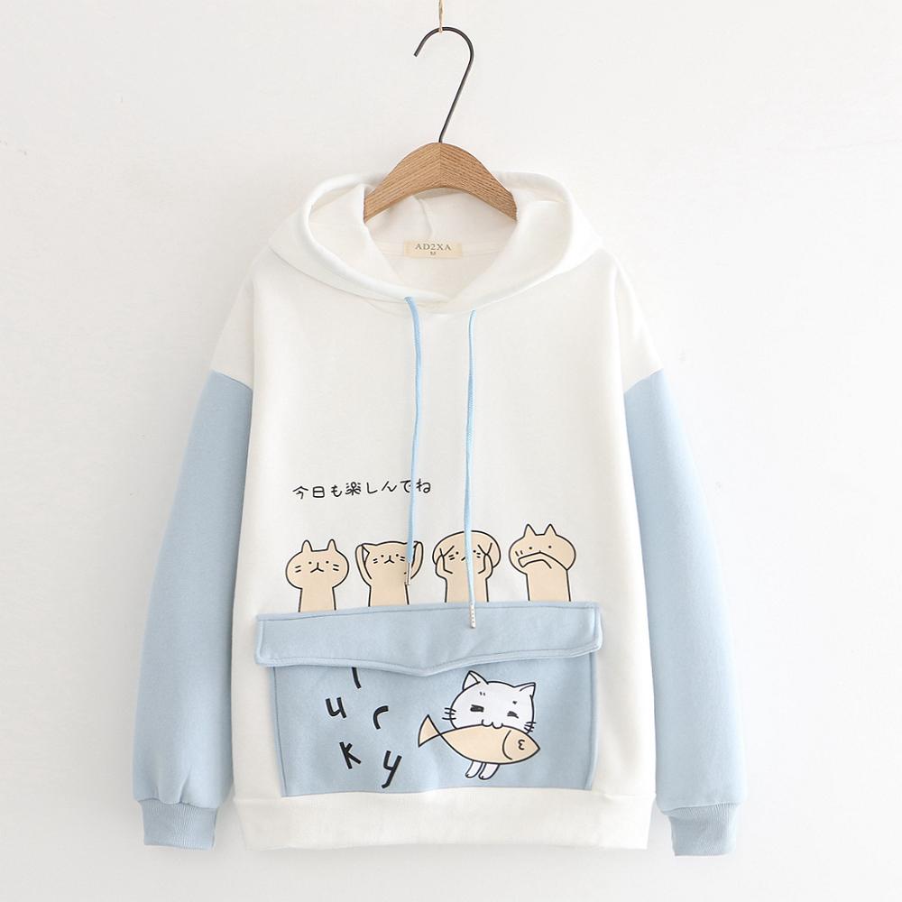 Kawaii-Katzen-Hoodie