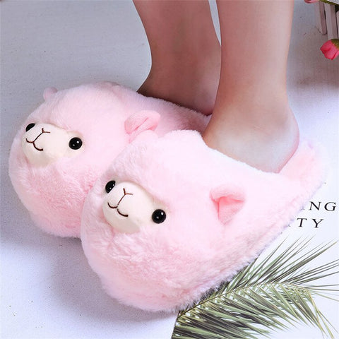 Cute Alpaca Slippers