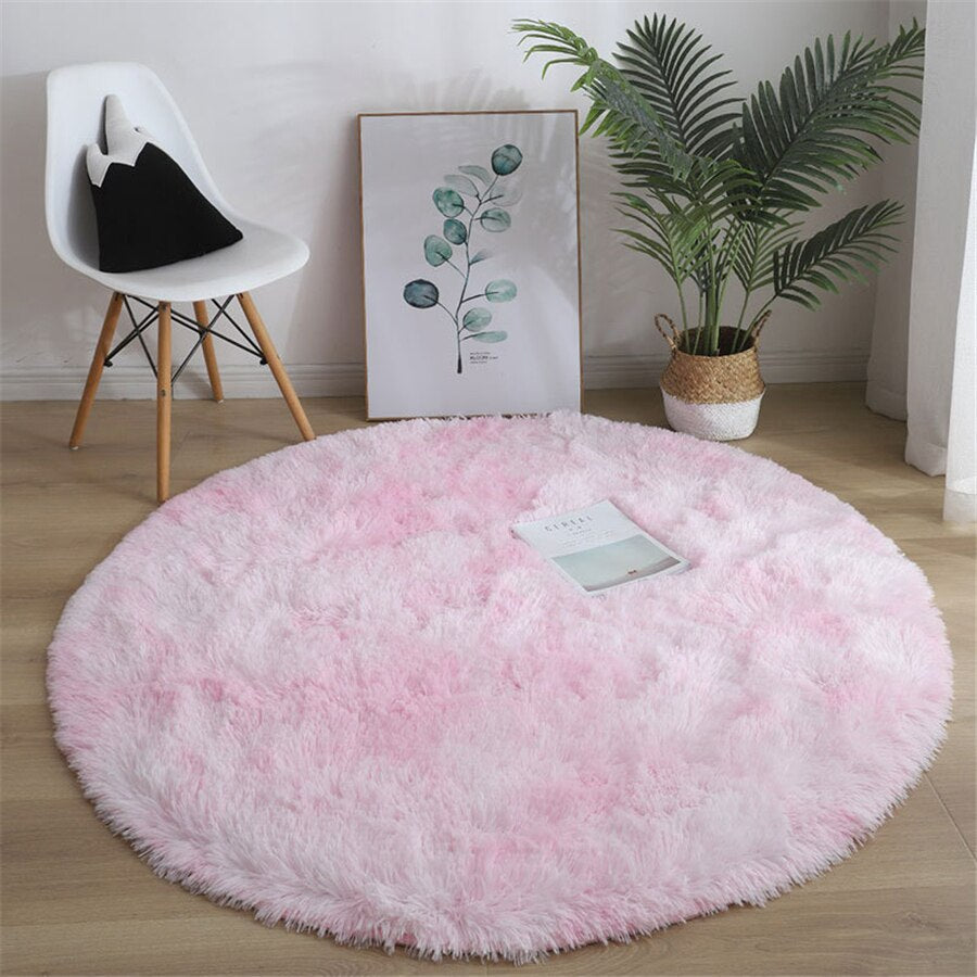 Fluffy Round Carpet