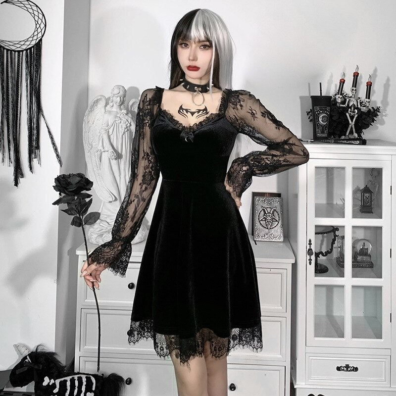 Vintage Gothic Kleid