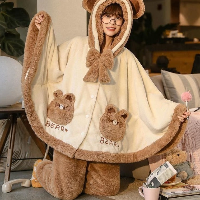 Pijama japonés de oso kawaii