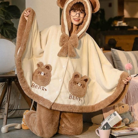 Pijama japonés de oso kawaii