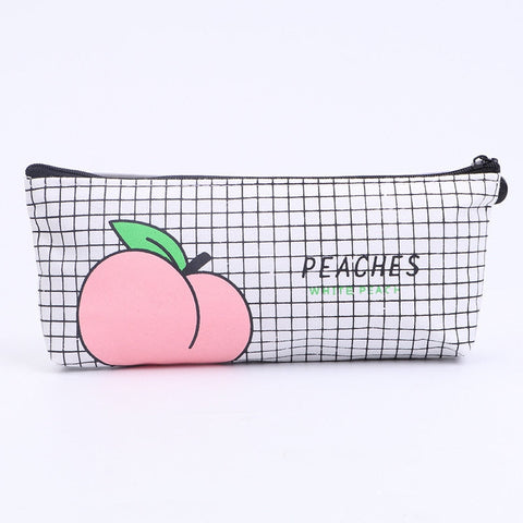 Estuche para lápices Kawaii Peach