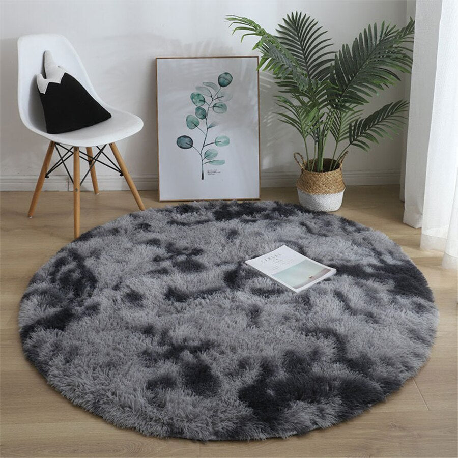 Fluffy Round Carpet