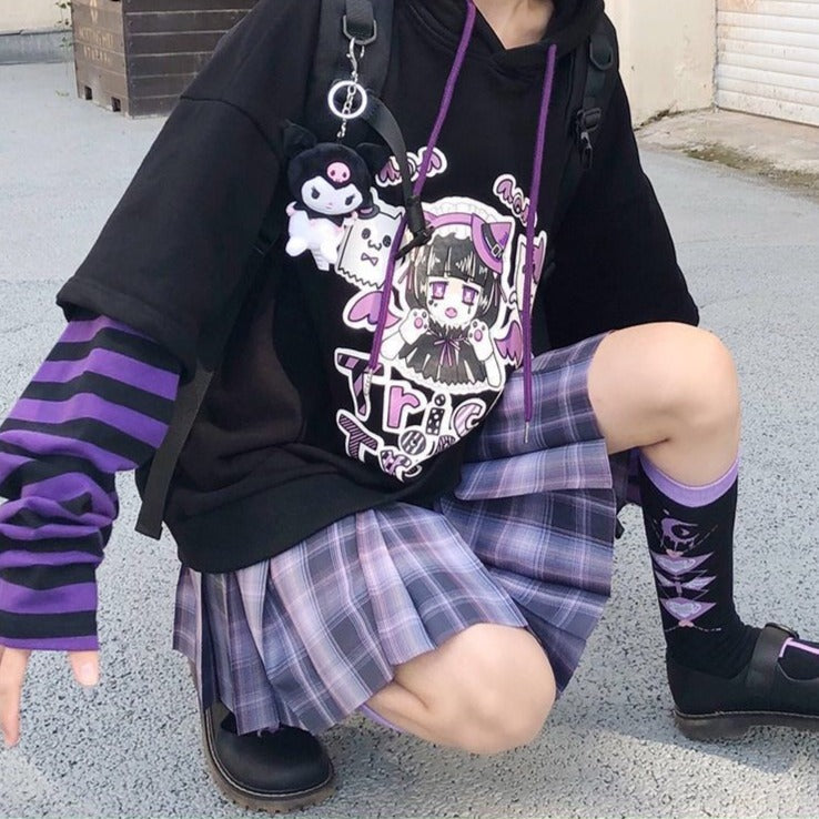 Sudadera con capucha de anime harajuku