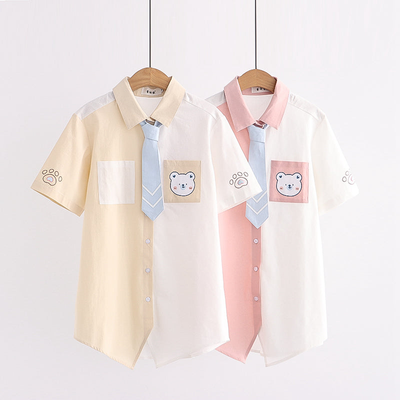 Harajuku Kawaii Bärenbluse