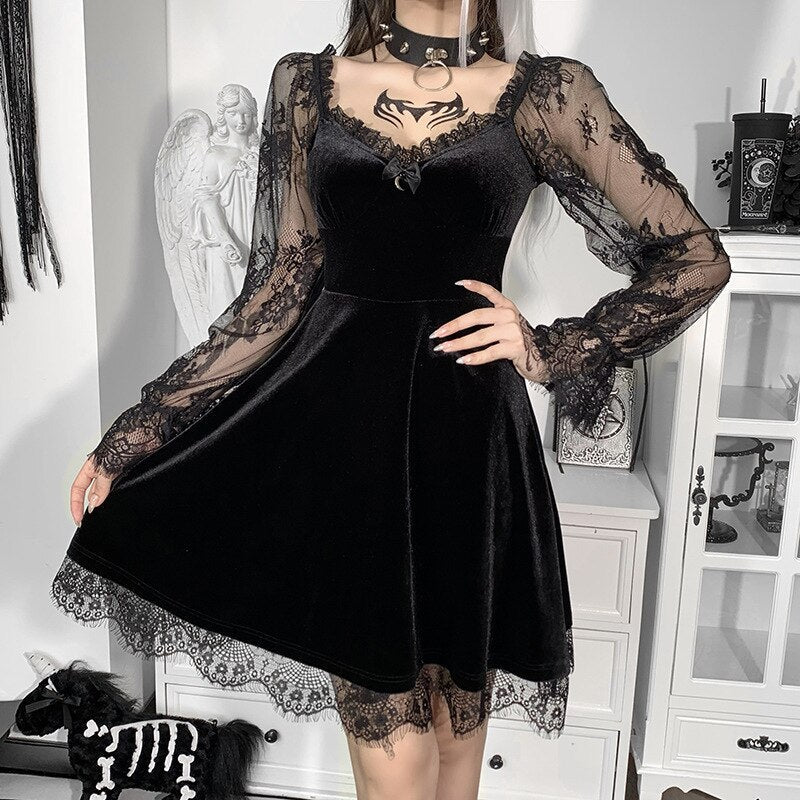 Vintage Gothic Kleid