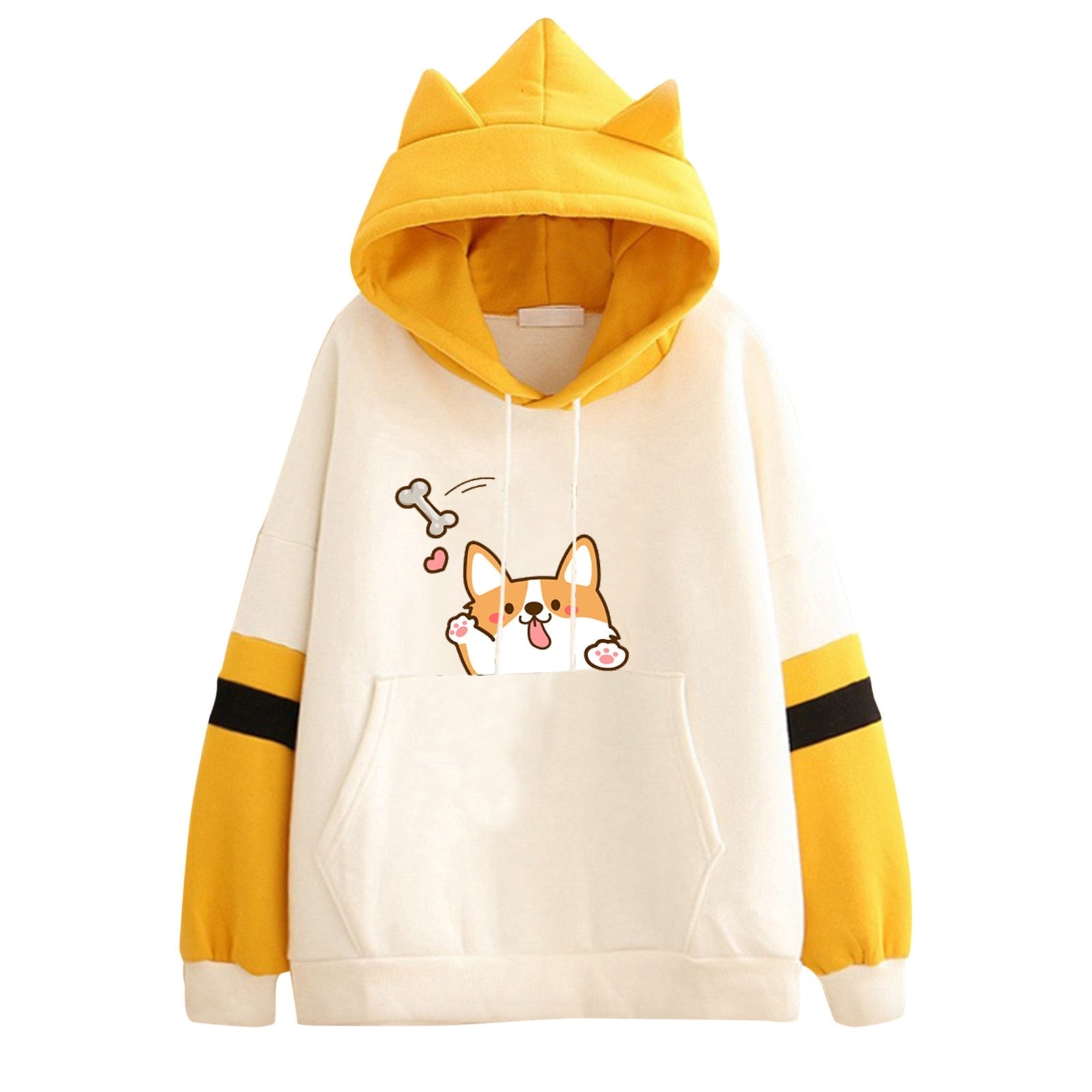 Harajuku Shiba Inu Kawaii Kapuzenpullover