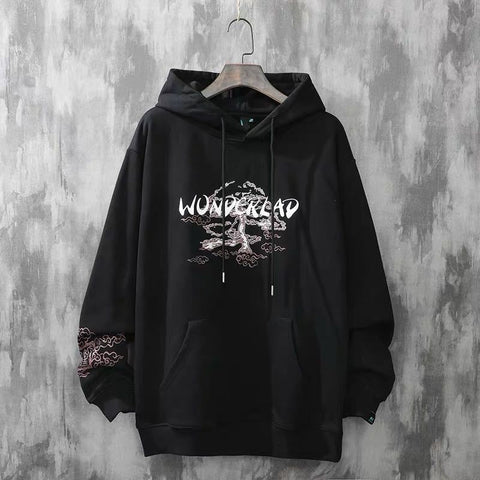 Japanischer Kunst-Harajuku-Hoodie