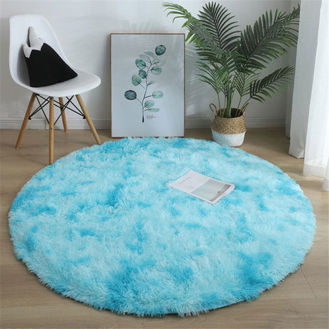 Fluffy Round Carpet